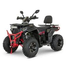 Двухместный бензиновый квадроцикл AFB200L-2-3 черно-красный